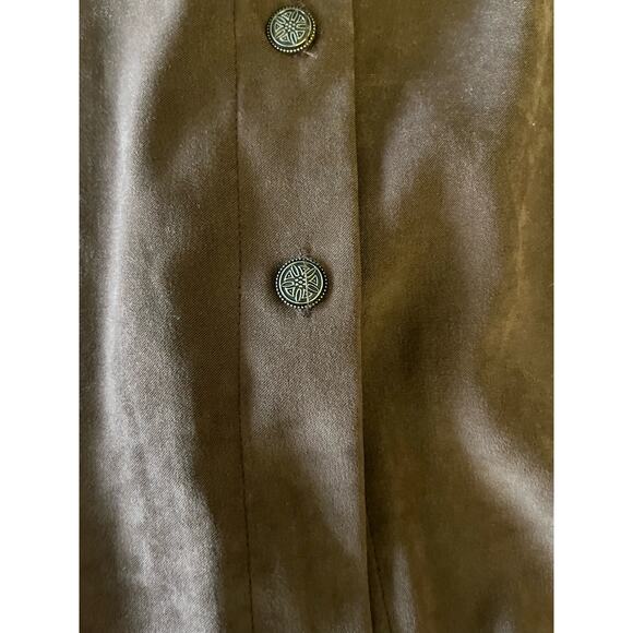 Alfred Dunner Women's Browns Suede Style A-Line Midi Skirt Size 8 Boho Casual - Picture 9 of 9